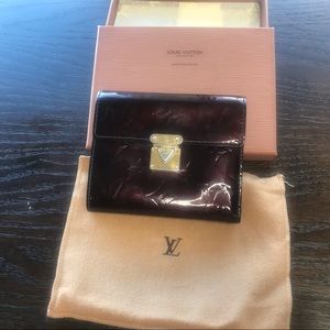 Louis Vuitton Vernis Koala wallet purple